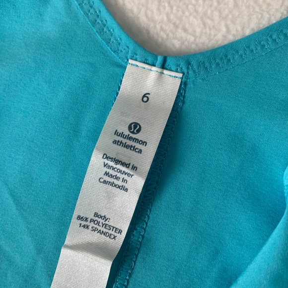 Blue Lululemon Tank - Picture 6 of 6